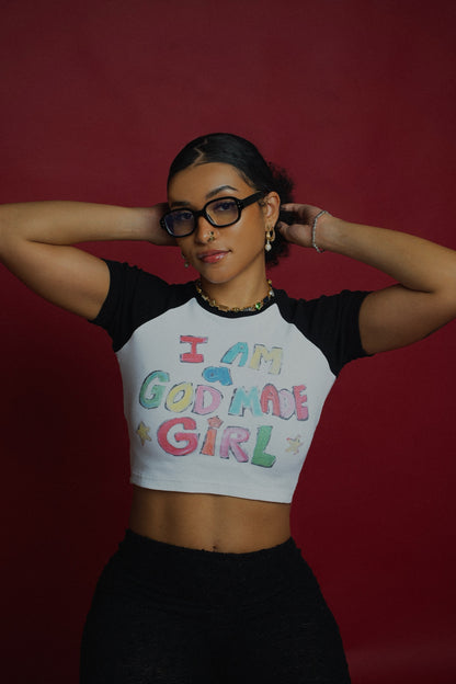 God Made Girl Top “Black”
